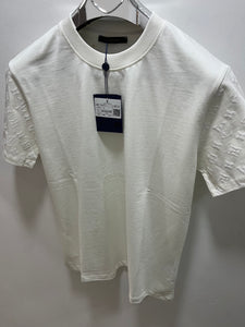 LV " Arm Monogram" T-Shirt styled in White for Spring&Summer 2025