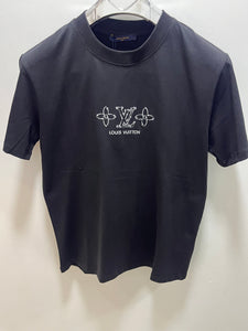 LV " ICON Printed "T-Shirt styled in Black for Spring&Summer 2025