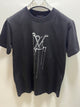 LV " Logo Embroidered T-Shirt styled in Black for Spring&Summer 2025