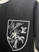 LV " Logo Printed Bicycle Neck "T-Shirt styled in Black for Spring&Summer 2025