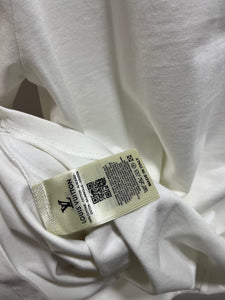 LV "XL Embroidered"T-Shirt styled in White for Spring&Summer 2025