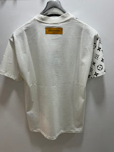 LV "Half Monogram "T-Shirt styled in White for Spring&Summer 2025