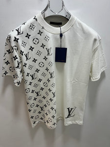LV "Half Monogram "T-Shirt styled in White for Spring&Summer 2025