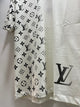 LV "Half Monogram "T-Shirt styled in White for Spring&Summer 2025