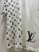LV "Half Monogram "T-Shirt styled in White for Spring&Summer 2025