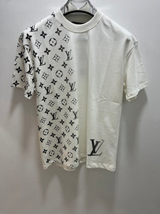 LV "Half Monogram "T-Shirt styled in White for Spring&Summer 2025