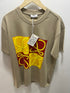 Loewe "Logo Embroidered" T-Shirt  styled in Beige for Spring&Summer 2025 Collection
