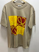 Loewe "Logo Embroidered" T-Shirt  styled in Beige for Spring&Summer 2025 Collection