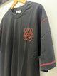 Loewe "Logo Embroidered" T-Shirt  styled in Black for Spring&Summer 2025 Collection
