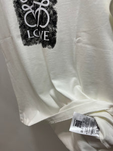 Loewe "Logo Printed" T-Shirt  styled in White for Spring&Summer 2025 Collection