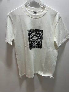 Loewe "Logo Printed" T-Shirt  styled in White for Spring&Summer 2025 Collection