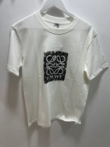 Loewe "Logo Printed" T-Shirt  styled in White for Spring&Summer 2025 Collection