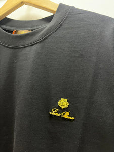 Loro Piana "Logo Attached" T-Shirt  styled in Black for Spring&Summer 2025 Collection