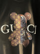 Gucci x LV " Logo Printed" T-Shirt styled in Black for Spring&Summer 2024