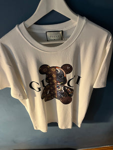 Gucci x LV " Logo Printed" T-Shirt styled in White for Spring&Summer 2024