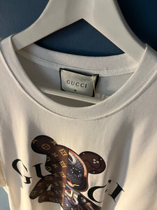 Gucci x LV " Logo Printed" T-Shirt styled in White for Spring&Summer 2024