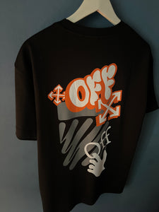 Off White "Arrows Printed"  T-Shirt styled in Black for Spring&Summer 2024