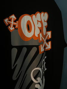 Off White "Arrows Printed"  T-Shirt styled in Black for Spring&Summer 2024