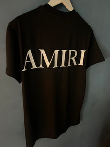 AMIRI " Logo Printed" Cotton T-shirt Styled in Black for Spring&Summer 2024