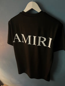 AMIRI " Logo Printed" Cotton T-shirt Styled in Black for Spring&Summer 2024