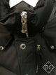 Moose Knockles "Constrat " Coat Styled in Black Fall/Winter 2024 [ Only BLACK FUR ]