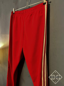 Gcc x Adidas "Side-Stripe " Track Pants styled in Red for Fall&Winter 2023