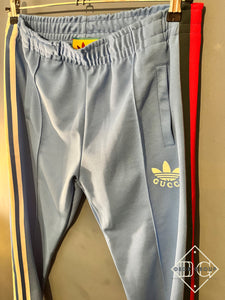 Gcc x Adidas "Jacquard" Side-Striped Track Pants styled in Blue for Fall&Winter 2023