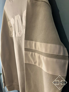GCDS " Logo Drawstring " Sweatshirt styled in Gray for Fall&Winter 2023