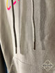 Celine " LOGO PRINT IN COTTON FLEECE " Loose Hooded Sweatshirt styled in Gray for Fall&Winter 2023