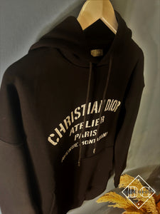 CD " Atelier " Hoodie styled in Black for Fall&Winter 2023