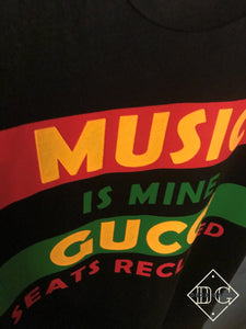 GCC " Music is Mine " T-Shirt styled in Black for Spring&Summer 2022