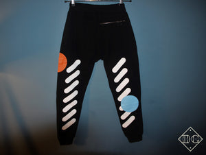 Off-White x Nklab " Logo " Printed Jogger styled in Black for Fall&Winter
