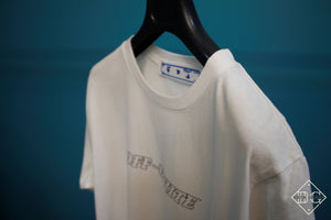 Off-White "Logo Print Cotton"  T-Shirt styled in White Spring&Summer