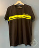 Balmain x Rossignol " Stripe Logo " Print T-Shirt styled in Black