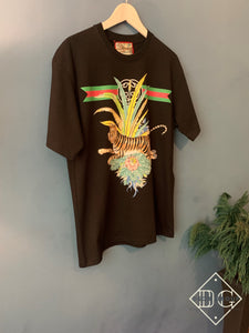 Gucci “ Tiger Graphic Print “ T-Shirt söyledi in Black for Fall&Winter