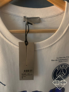 CD x PSG “ Logo Printed “ T-Shirt styled in White for Fall&Winter