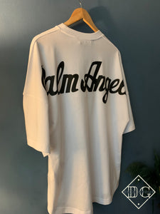 Palm Angels "Logo Printed" Long Sleeves T-Shirt styled in White for Fall&Winter