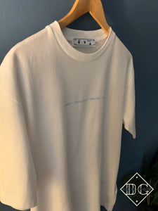 Off-White "Logo Printed" T-Shirt styled in White for Fall&Winter 2022