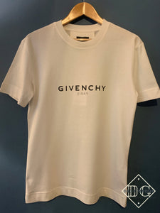 Gvnchy “ Reverse Logo “ T-Shirt styled in White for Fall&Winter